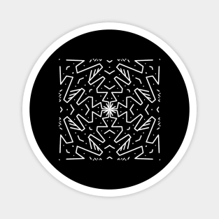 Zig Zag Mandala Magnet